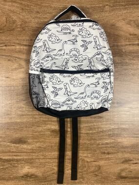 DIY Color Your Own Dinosaur Backpack Pencil Case Set Kids Costco School Bag 2pc